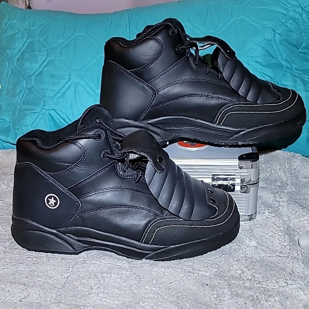 Converse Men's Steel Toe HiTop External Met-Guard Work‎ Shoes Boots Size 12 M